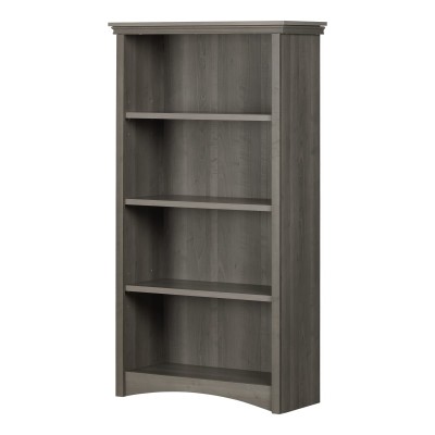 4-Shelf Bookcase Artwork 12205 (Gray Maple)
